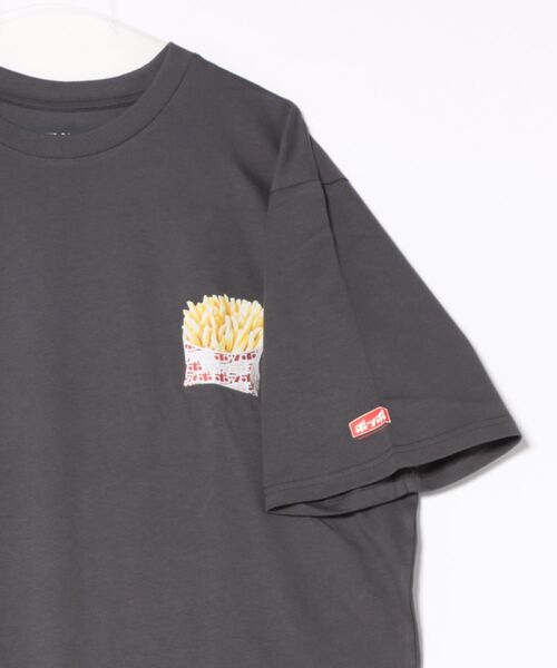 FOUND GOOD（ファウンドグッド）の「「ポッポ」Ｔシャツ（Tシャツ/カットソー・メンズ・ホワイト系5/グレー系8・MEDIUM/SMALL/LARGE）」の5枚目の写真