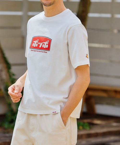 FOUND GOOD（ファウンドグッド）の「「ポッポ」Ｔシャツ（Tシャツ/カットソー・メンズ・ホワイト系5/グレー系8・MEDIUM/SMALL/LARGE）」の7枚目の写真