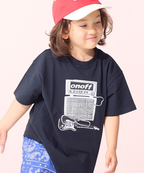 Life Support Products(ライフサポートプロダクツ)の「半袖グラフィックTシャツ(Tシャツ/カットソー・キッズ・ブラウン/ライトブルー/エメラルド/ライトピンク/ブラック/マスタード/パープル/オフホワイト/ブルー/アイボリー・110/100/95/90/80/150/140/130/120)」の4枚目の写真