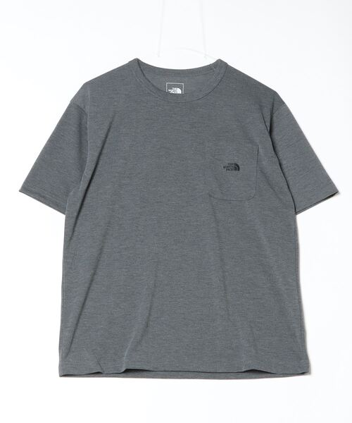 THE NORTH FACE(ザノースフェイス)の「ザ ノース フェイス THE NORTH FACE S/S Hikers Tee_ショートスリーブハイカーズティー(Tシャツ/カットソー・メンズ・グレー/チャコールグレー/イエロー・S/M/L/LL)」の2枚目の写真