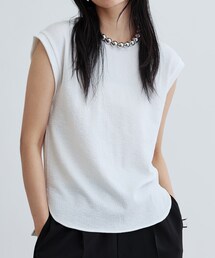 GALLEST | バックシャンノースリTシャツ(Tシャツ/カットソー)