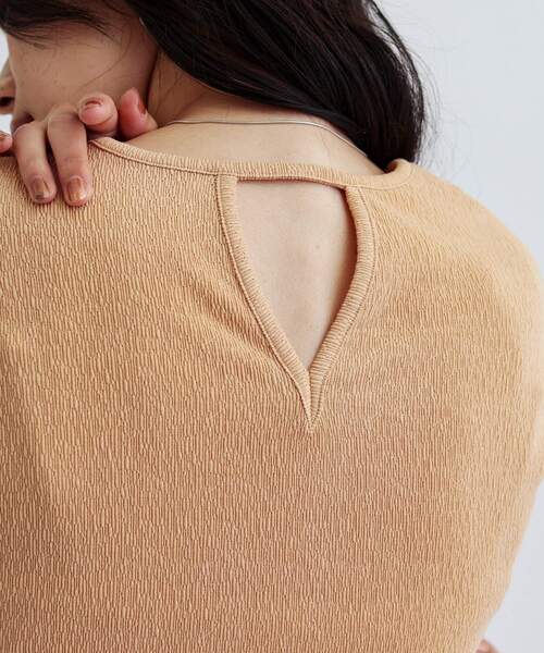 GALLEST（ギャレスト）の「【再入荷】バックシャンノースリTシャツ（Tシャツ/カットソー・レディース・ブラウン系/ブラック/ホワイト/ベージュ・38）」の16枚目の写真