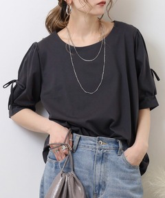 強撚ギャザーTee（Tシャツ/カットソー）｜BEARDSLEY（ビアズリー）の