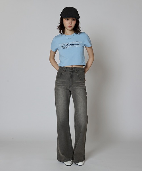 ACLENT アクレント ヴィンテージウォッシュストレートジーンズ ヴィンテージウォッシュストレートジーンズ｜ACLENT（アクレント）