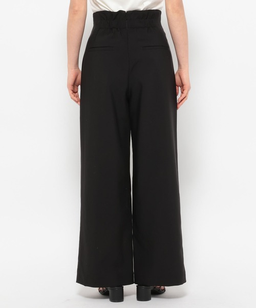 LOWRYS FARM(ローリーズファーム)の「ハイウエストタックパンツ 327042(その他パンツ・レディース・ブラック/ベージュ/イエロー・FREE)」の14枚目の写真