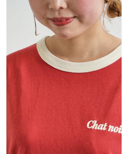 SM2(エスエムツー)の「オーバーサイズリンガーTシャツ(Tシャツ/カットソー・レディース・クリーム/ベージュ/レッド/グレー・F)」の9枚目の写真
