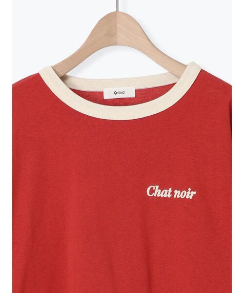 SM2(エスエムツー)の「オーバーサイズリンガーTシャツ(Tシャツ/カットソー・レディース・クリーム/ベージュ/レッド/グレー・F)」の20枚目の写真