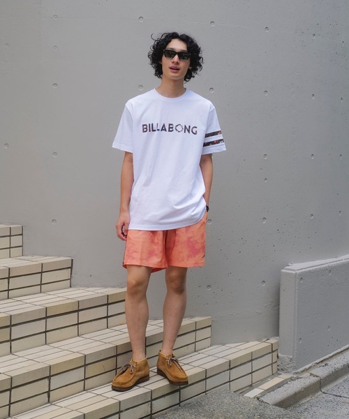 BILLABONG（ビラボン）の「BILLABONG メンズ D BAH TAPED LB ボードショーツ 【2025年春夏モデル】/ビラボンウエストゴム水陸両用サーフトランクス・ボードショーツ(水着)（水着・メンズ・スカイブルー/オレンジ系その他・MEDIUM/LARGE）」の4枚目の写真