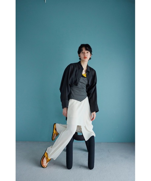 LAYERED PLEATS PT（その他パンツ）｜OMMO（オーエムエムオー