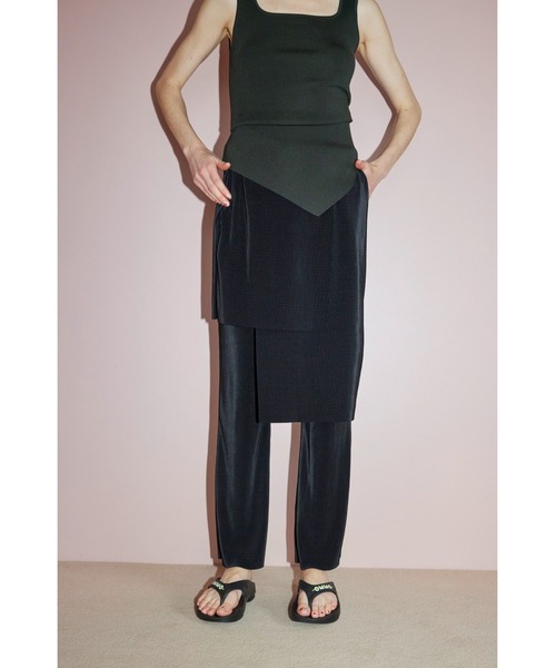 パンツ OMMO SK LAYERED KNIT PT 221 OMMO ONLINE STORE / BOTTOMS