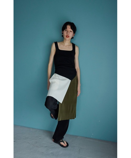 パンツ OMMO SK LAYERED KNIT PT 221 OMMO ONLINE STORE / BOTTOMS