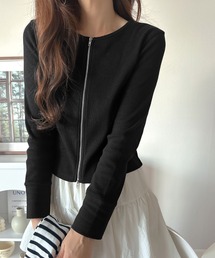 Tシャツ/カットソー カーディガン」に該当するトップスファッション