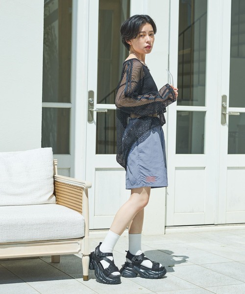 PAGEBOY(ページボーイ)の「サウナボーイコラボ セットアップショートパンツ(その他パンツ・レディース・ブルー/ブラック・FREE)」の10枚目の写真