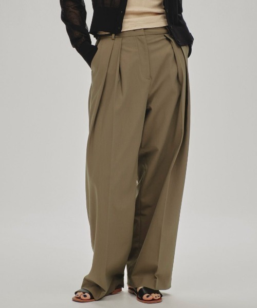 セール】TODAYFUL Twill Wide Trousers 12510707（その他パンツ