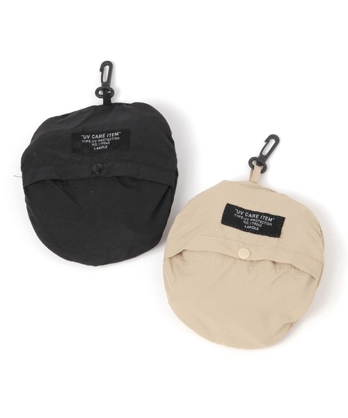 LAKOLE（ラコレ）の「【撥水加工】UVパッカブルハット / 324067（ハット・レディース・ベージュ/ブラック・FREE）」の9枚目の写真
