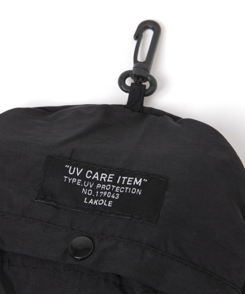 LAKOLE（ラコレ）の「【撥水加工】UVパッカブルハット / 324067（ハット・レディース・ベージュ/ブラック・FREE）」の8枚目の写真