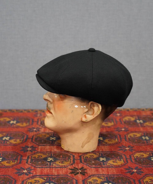 MRFATMAN（ミスターファットマン）の「LUCKY DAN LIGHT MELTON（キャスケット・メンズ・ブラック/グレー・M/L）」の3枚目の写真