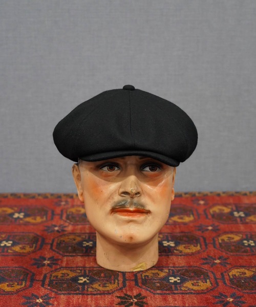 MRFATMAN（ミスターファットマン）の「LUCKY DAN LIGHT MELTON（キャスケット・メンズ・ブラック/グレー・M/L）」の4枚目の写真