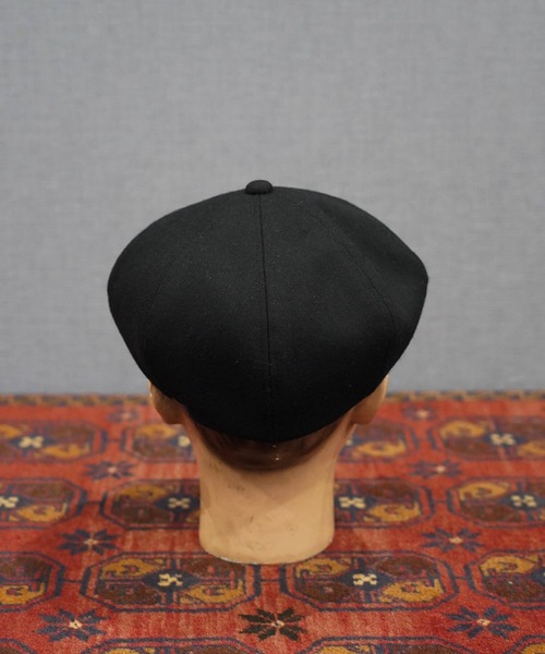 MRFATMAN（ミスターファットマン）の「LUCKY DAN LIGHT MELTON（キャスケット・メンズ・ブラック/グレー・M/L）」の5枚目の写真