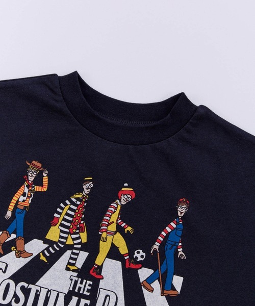 Ocean&Ground（オーシャン&グラウンド）の「COSTUME PARTYﾌﾟﾘﾝﾄTｼｬﾂ（Tシャツ/カットソー・キッズ・ホワイト/ブラック・80/90/100/110/120/130/140）」の8枚目の写真