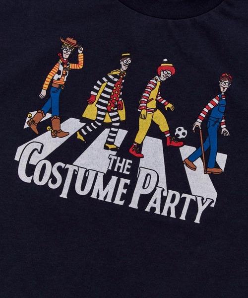 Ocean&Ground（オーシャン&グラウンド）の「COSTUME PARTYﾌﾟﾘﾝﾄTｼｬﾂ（Tシャツ/カットソー・キッズ・ホワイト/ブラック・80/90/100/110/120/130/140）」の5枚目の写真