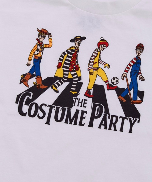 Ocean&Ground（オーシャン&グラウンド）の「COSTUME PARTYﾌﾟﾘﾝﾄTｼｬﾂ（Tシャツ/カットソー・キッズ・ホワイト/ブラック・80/90/100/110/120/130/140）」の4枚目の写真