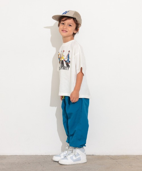 Ocean&Ground（オーシャン&グラウンド）の「COSTUME PARTYﾌﾟﾘﾝﾄTｼｬﾂ（Tシャツ/カットソー・キッズ・ホワイト/ブラック・80/90/100/110/120/130/140）」の22枚目の写真