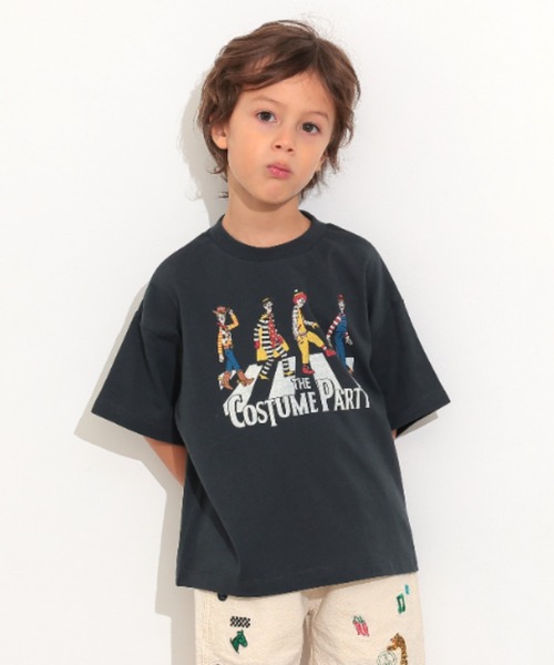 オーシャンプリントコットンTシャツ COSTUME PARTYﾌﾟﾘﾝﾄTｼｬﾂ（Tシャツ/カットソー）｜Ocean&Ground