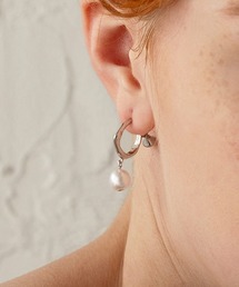 VATSURICA | 〈VATSURICA〉メタル フープ パール イヤリング(イヤリング)