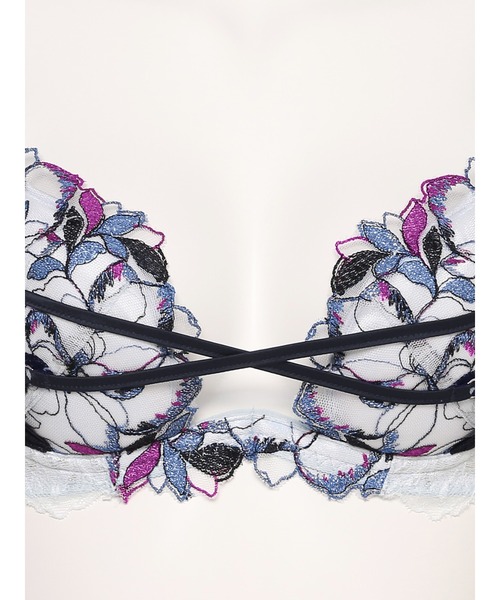 LINGERIEAM（ランジェリアム）の「キャプティブフラワー　トリックリフト（D・Eカップ）（ブラジャー・レディース・ライラック/ブルー/レッド・D65/D75/E65/E70/E75/D70）」の22枚目の写真