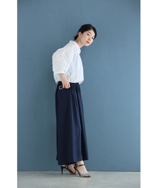 cawaii(カワイイ)の「シャカシャカ素材の軽量短丈プルオーバートップス(Tシャツ/カットソー・レディース・アイボリー・FREE)」の7枚目の写真