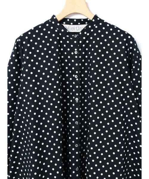 ブラウス シャツ MidiUmi ドットシャツ レディース MidiUmi ドットシャツ｜ MARcourt ONLINE STORE - マーコート