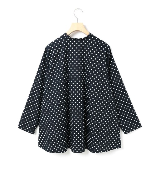 MidiUmi(ミディウミ)の「MidiUmi ドットシャツ(シャツ/ブラウス・レディース・キナリ/ネイビー/ブラック/ブラック系その他・FREE)」の15枚目の写真
