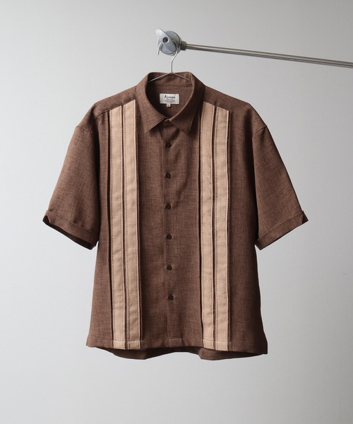 【新品未開封】ARUMDY ステッチオーバーサイズシャツ Nilway シャツ 刺繍デザイン オーバーサイズ ドレープレギュラー