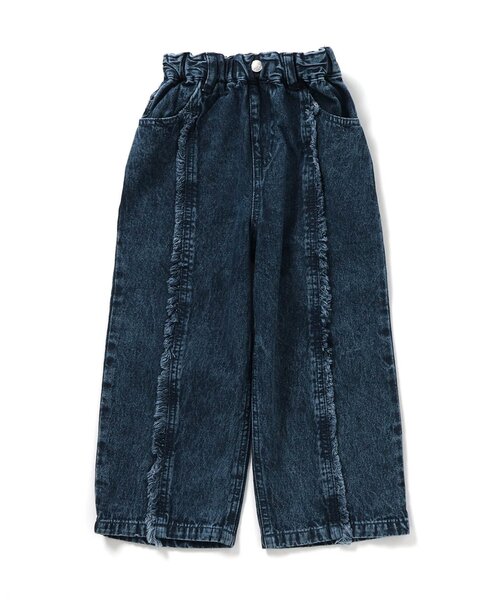BREEZE（ブリーズ）の「【ジュニア対応】フリンジデニムストレートパンツ（その他パンツ・キッズ・ブラック/ブルー・80/90/100/110/120/130/140）」の6枚目の写真
