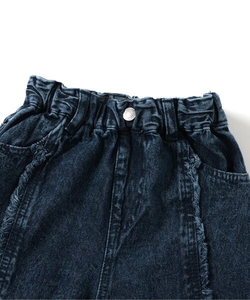 BREEZE（ブリーズ）の「【ジュニア対応】フリンジデニムストレートパンツ（その他パンツ・キッズ・ブラック/ブルー・80/90/100/110/120/130/140）」の8枚目の写真