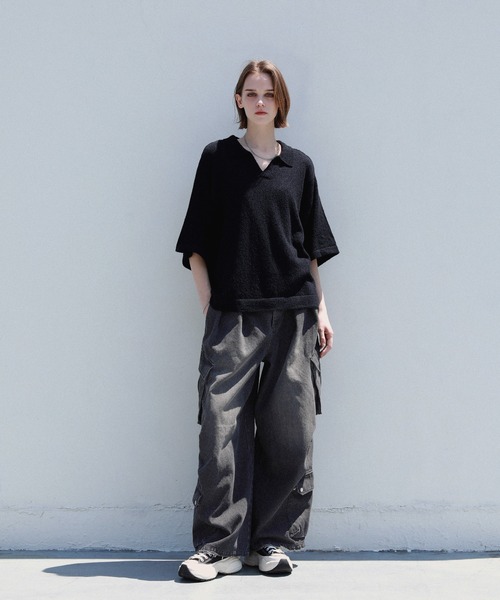 最終値下げ【新品】ROCHAS　ニットポロ 最終値下げ【新品】ROCHAS ニットポロ - メルカリ