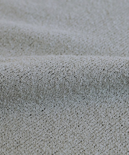 ROCHEM（ローシェン）の「ショート丈ブークレスキッパーニットポロ（ニット/セーター・メンズ・グレー/ブルー/ブラック・XS/S/M/L）」の8枚目の写真