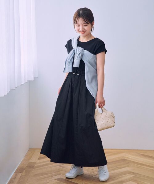 COHINA（コヒナ）の「バックギャザーシアーシャツ 【低身長・小柄女性】（シャツ/ブラウス・レディース・ベージュ/パープル/ホワイト/ピンク/ブルー・ONE SIZE）」の14枚目の写真