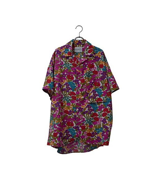 INTERPLAY（インタープレイ）の「【INTERPLAY】 Open Collar S/S Over Size Shirt【3:Pattern】（シャツ/ブラウス・メンズ・ホワイト系その他/ブルー系その他/マスタード/サックスブルー系2/サックスブルー系1/グリーン系その他2/グリーン系その他/ブラック系その他/ネイビー系2/ホワイト系その他2/ピンク系その他/ネイビー系1・FREE）」の15枚目の写真
