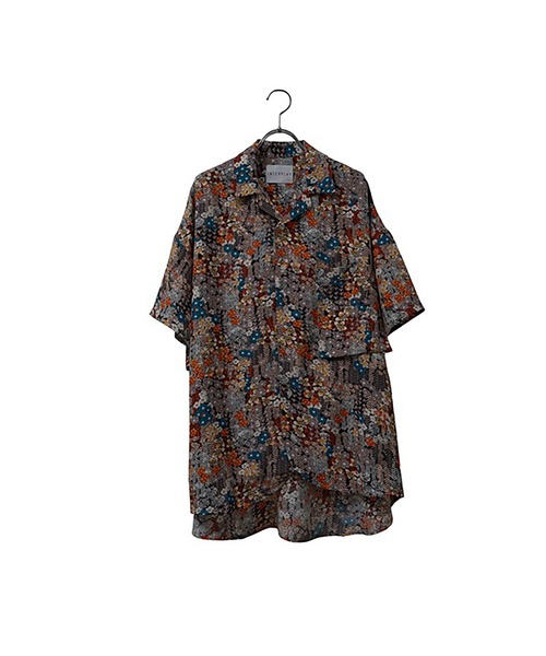 INTERPLAY（インタープレイ）の「【INTERPLAY】 Open Collar S/S Over Size Shirt【3:Pattern】（シャツ/ブラウス・メンズ・ホワイト系その他/ブルー系その他/マスタード/サックスブルー系2/サックスブルー系1/グリーン系その他2/グリーン系その他/ブラック系その他/ネイビー系2/ホワイト系その他2/ピンク系その他/ネイビー系1・FREE）」の13枚目の写真
