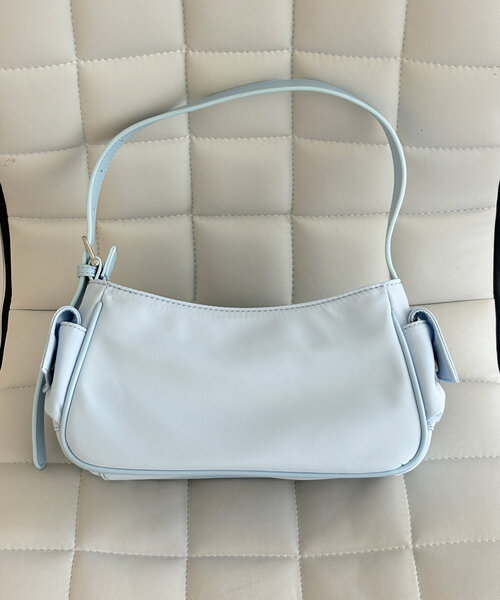 Thevon（ゼボン）の「ナイロンポケットワンハンドルバッグ（トートバッグ・レディース・アイボリー/ブラック/サックスブルー・FREE）」の14枚目の写真