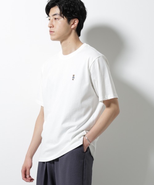 NANO universe(ナノユニバース)の「ナノベアTシャツ 半袖 夏服Ver.(Tシャツ/カットソー・メンズ・その他1/その他2/その他3/その他4・S/M/L)」の1枚目の写真