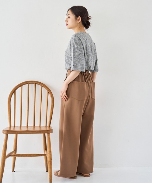 センタータックワイドパンツ（その他パンツ）｜mil（ミル）の