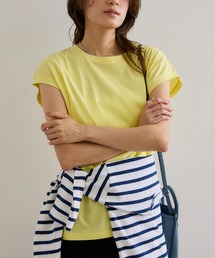 【接触冷感・洗える・洗濯耐久あり】ノースリーブTEE