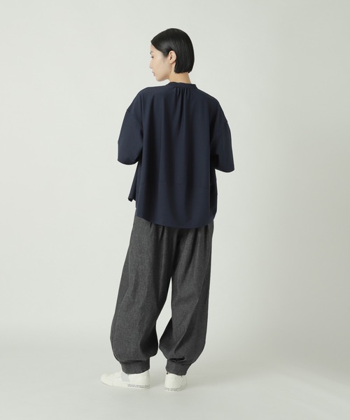 ZUCCaズッカ カットソー Ｔシャツ 変形 ジャージ 黒 美品 スーピマライトジャージィー / Tシャツ（Tシャツ/カットソー