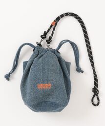 RATTLE TRAP（ラトルトラップ）の「DENIM drawstring purse（ポーチ）」