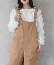 Emma（SELECT LEVERY） | 配色ステッチベイカーサロペット(サロペット/オーバーオール)