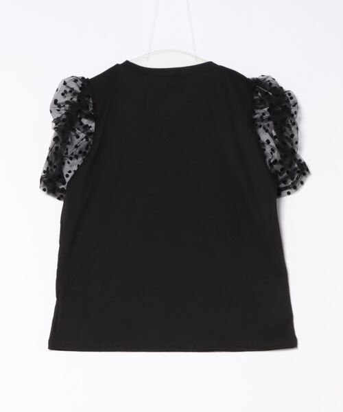 ANAP（アナップ）の「シアー ドット スリーブ Tシャツ トップス（Tシャツ/カットソー・レディース・ホワイト/ブラック・FREE）」の3枚目の写真