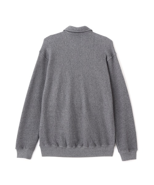 Schott(ショット)の「Schott/ショット/SALT AND PEPPER HALF ZIP SWEAT/ソルト アンド ペッパー ハーフジップスウェット(スウェット・メンズ・オリーブ/チャコールグレー・M/L/XL/2XL)」の12枚目の写真